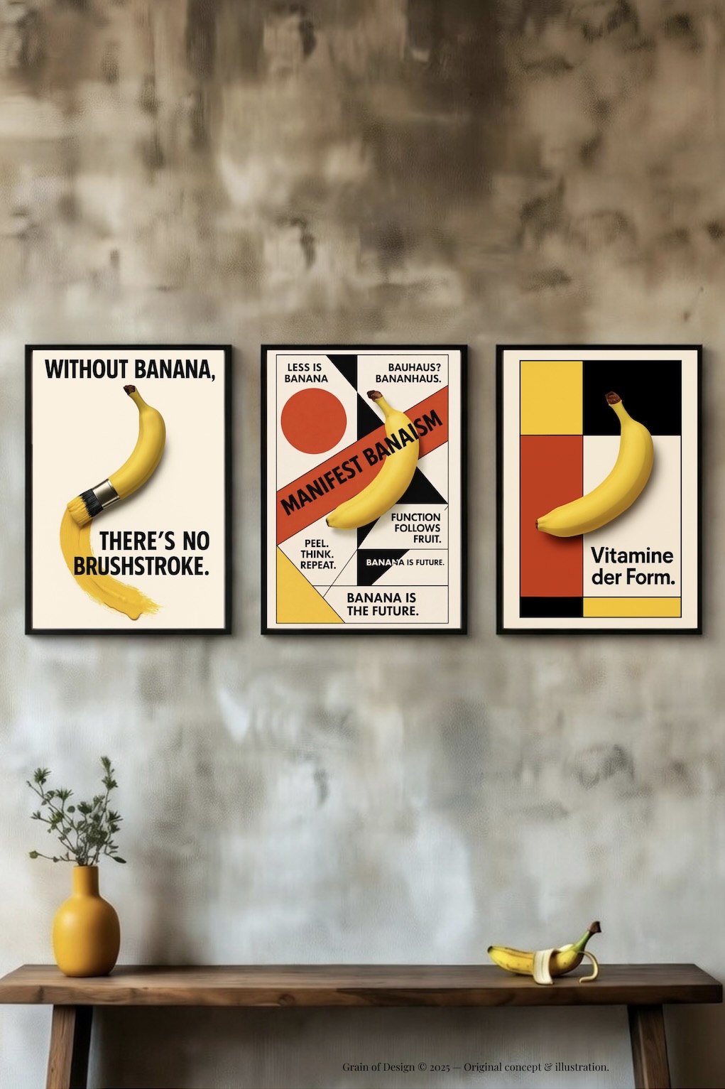 Vizuální vitamíny: Příběh kolekce Grain of Bananaism™