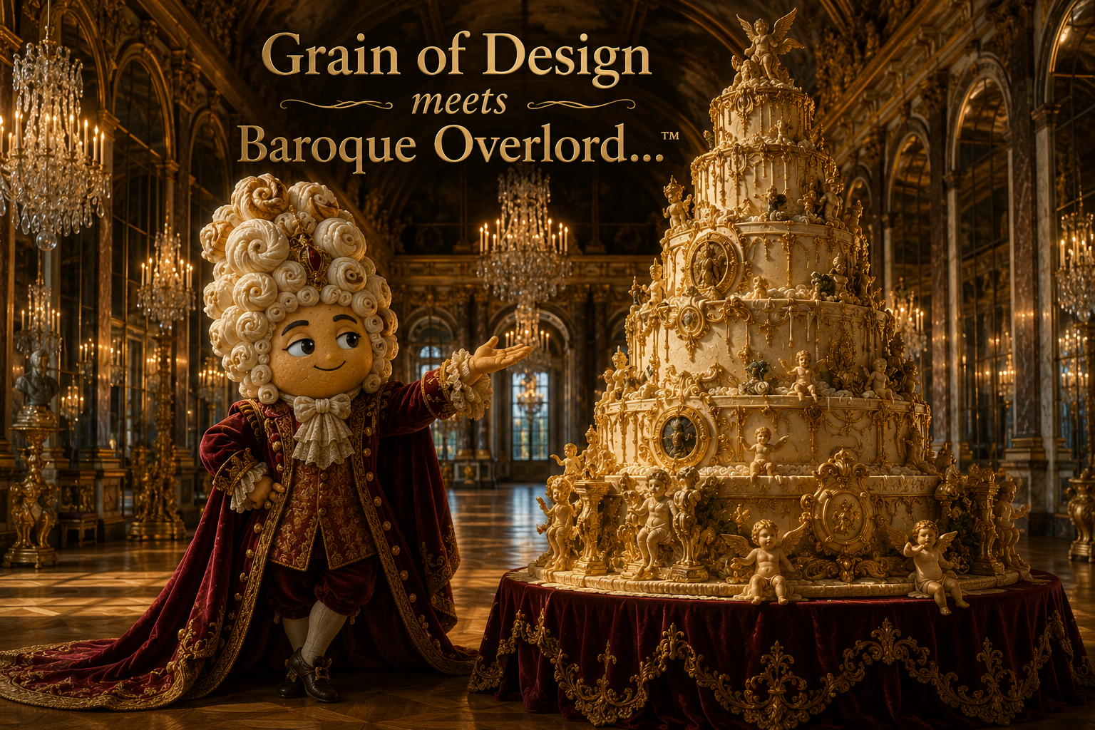 Grain of Design meets Baroque Overlord…™ – Pagáč Epizoda VII. – Velkolepé kynutí a zlatá přehnanost