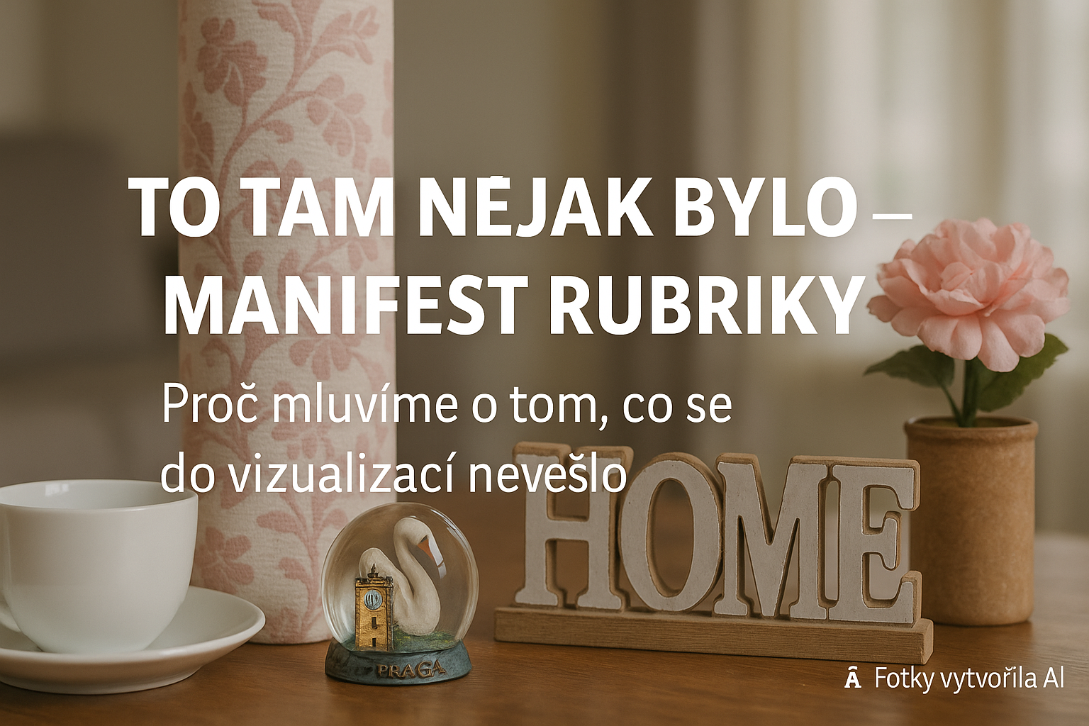 To tam nějak bylo™ – Manifest rubriky