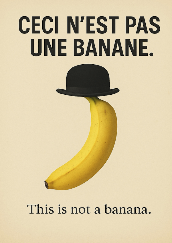 Ceci n est pas une banane