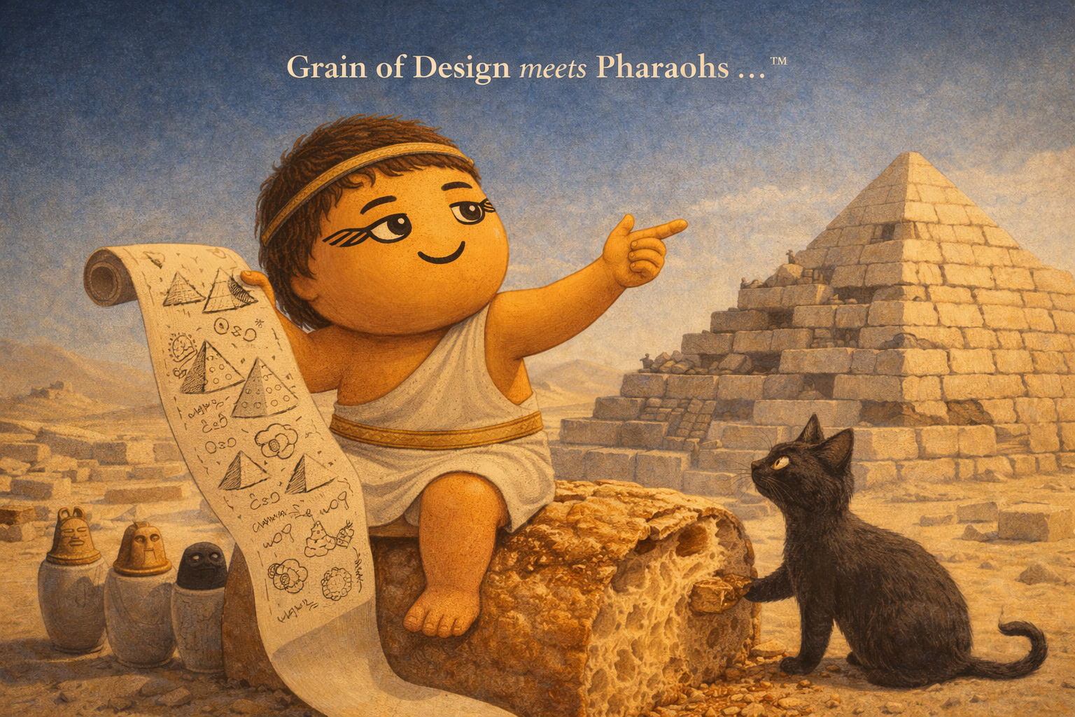 Grain of Design meets Pharaohs…™
