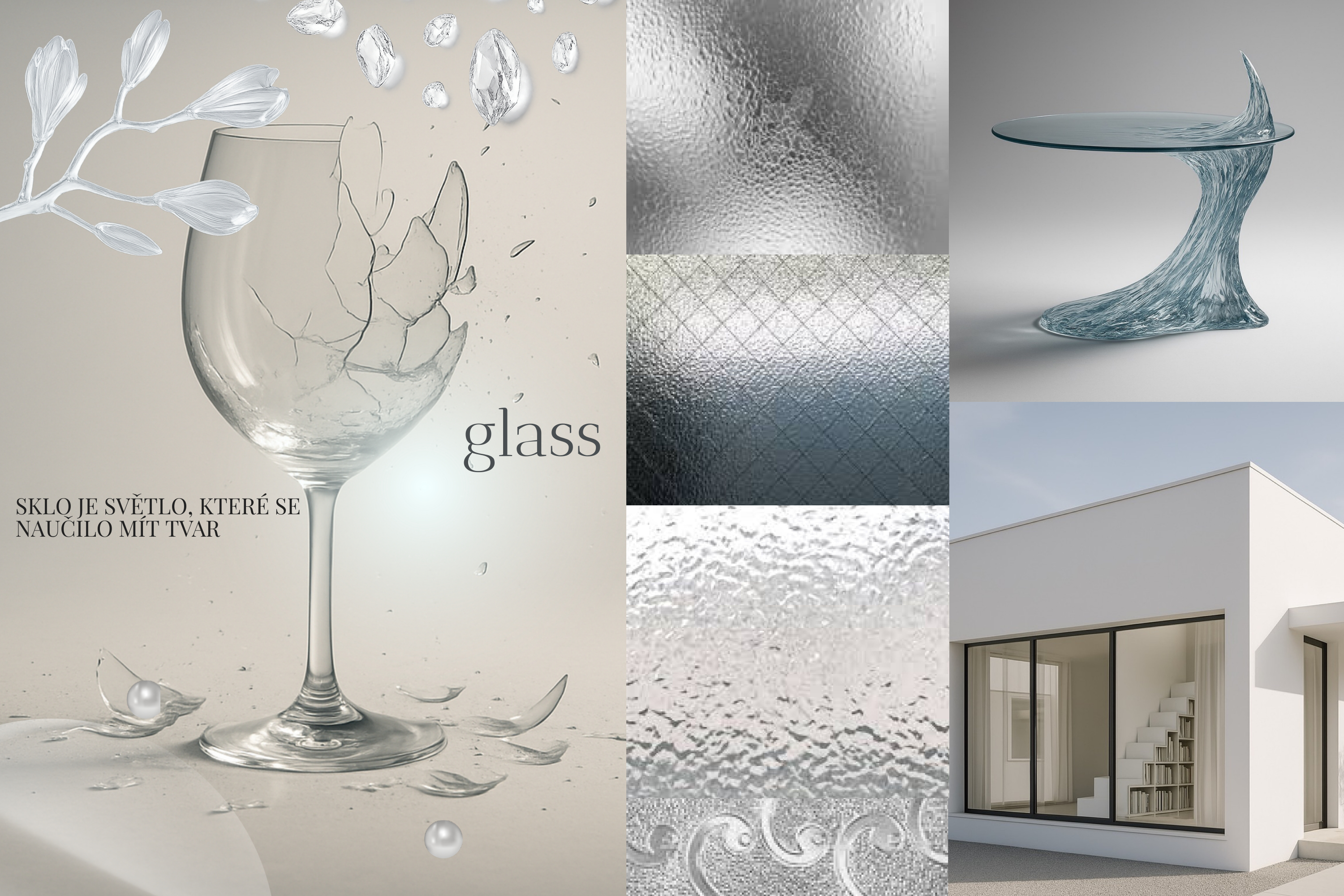 Sklo – světlo, které se naučilo mít tvar