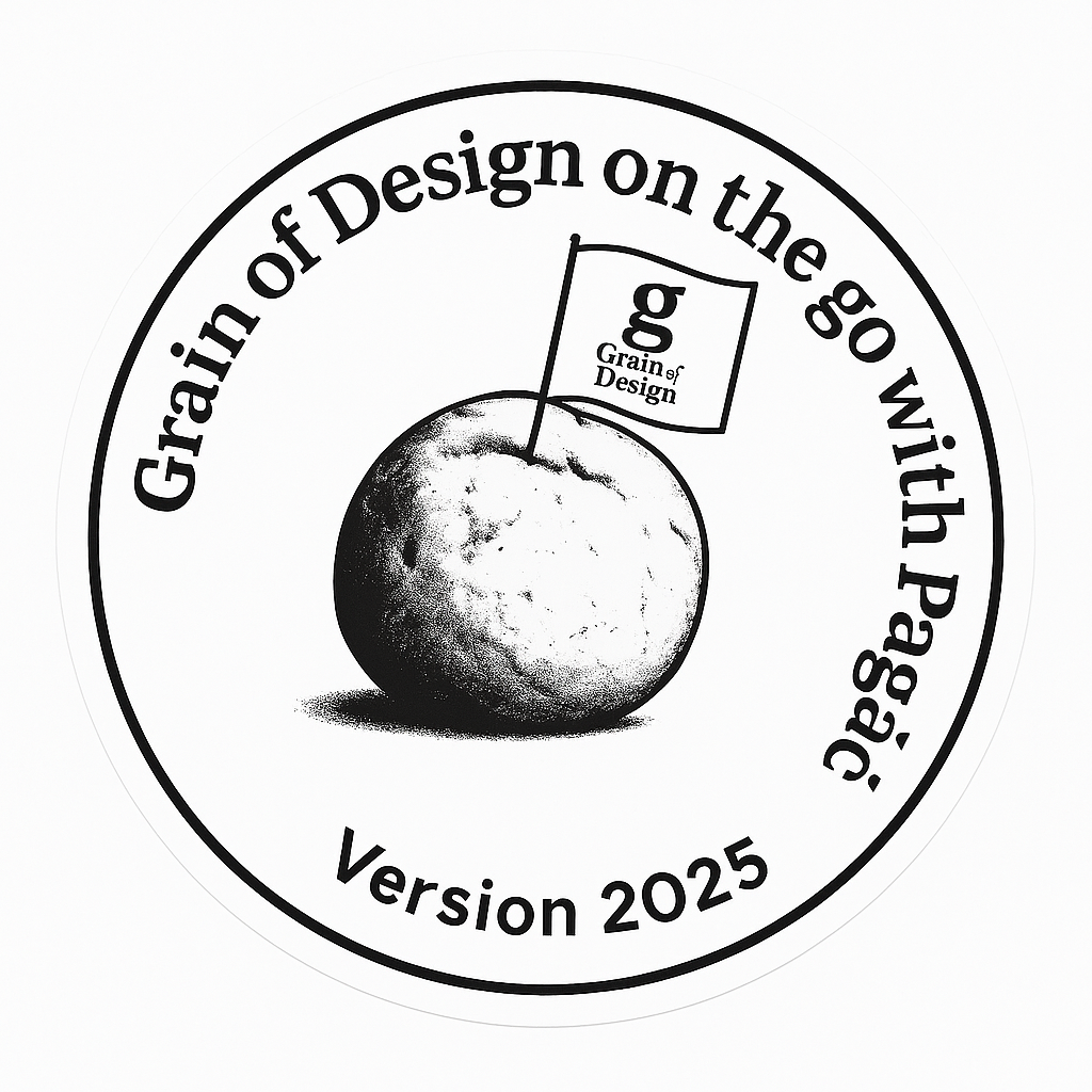 Grain of Design on the go / Pagáč Edition 2025 | Dostupnost: ANO