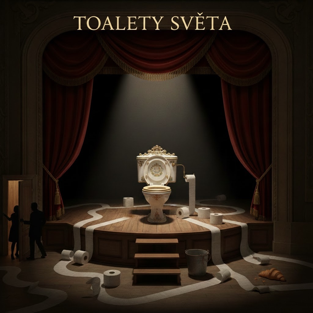 Záchod na divadelním podiu – spotlight